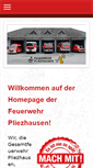Mobile Screenshot of feuerwehr-pliezhausen.de